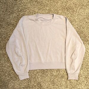 lululemon softstreme perfectly oversized crew size 14 lavender